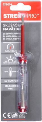 Fáziskereső ceruza 140mm (100-250V)