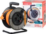 Kábel Strend Pro DG-FB04, hosszabbító, 25 m hosszúságú, dobon, 1,5 mm2 keresztmetszet