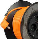 Kábel Strend Pro DG-FB04 predlžovací, L-25 m, na bubne, prierez 1,5 mm2