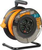 Kábel Strend Pro DG-FB04, hosszabbító, 35 m hosszúságú, dobon, 1,5 mm2 keresztmetszet