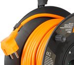 Kábel Strend Pro DG-FB04, hosszabbító, 35 m hosszúságú, dobon, 1,5 mm2 keresztmetszet