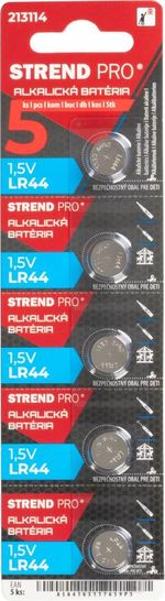 Elem Strend Pro, alkáli, gombelem, LR44, 1,5V, bliszter 5 db