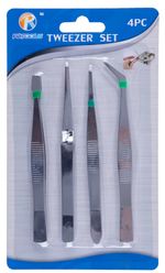 Tweezer Set Strend Pro TWS62, 4-piece