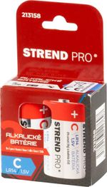 Batéria Strend Pro, alkalická, C (LR14), 1,5V, bal. 2 ks