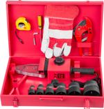 Welding machine Strend Pro PPR 63B, polyfusion, 1500 W, 20-63 mm, for plastic tubes, 14 parts