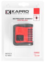 Lézer KAPRO® 842 Prolaser® Bambino, Kereszt, Piros sugár