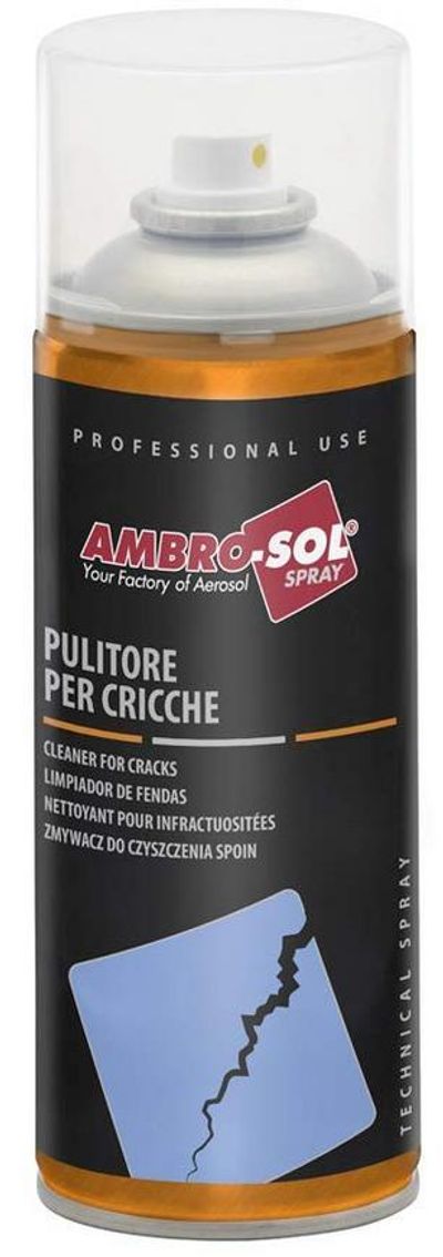 Ambrosol cleaner for crack detection sprays