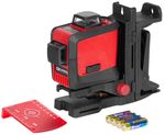 Lézer KAPRO® 883N Prolaser®, 3D minden irányú, Piros sugár, kofferben