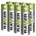 Batéria RAVER Ultra Alkaline, LR6, bal. 8 ks AA tužka
