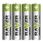 Batéria RAVER Ultra Alkaline, LR03, blister 4 ks AAA mikrotužka
