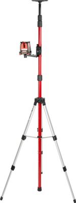 Lézer KAPRO® 873S Prolaser® Vector, Kereszt+oldalsó, Piros sugár, állvánnyal 3,2 m