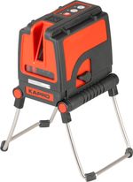 Lézer KAPRO® 873S Prolaser® Vector, Kereszt+oldalsó, Piros sugár, állvánnyal 3,2 m