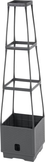 Cserép Herrison FP8018, 25x25x105 cm, tartótoronnyal