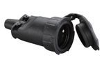 Socket Strend Pro, black, for extension cable, 250 V, IP65, 16A