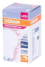 Bulb OSRAM® LED PARATHOM DIM CLASSIC A E27 FR 827 9W 2700K, e462571