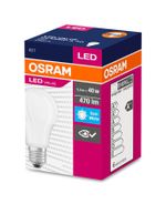 Izzó OSRAM® LED FR 040 (ean7081), nem szabályozható fényerejű, 4,9W/840 E27 4000K Value CLASSIC A