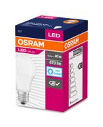 Light Bulb OSRAM® LED FR 040 (ean1011), non-dim, 4.9W/865 E27, 6500K, Value CLASSIC A