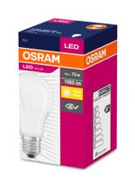 Izzó OSRAM® LED FR 075 (ean1028), nem szabályozható fényerejű, 10W/827 E27 2700K Value CLASSIC A