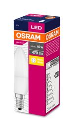 Izzó OSRAM® LED FR 040 (ean6453), nem szabályozható fényerejű, 4,9W/827 E14 2700K Value CLASSIC B
