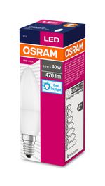 Žiarovka OSRAM® LED FR 040 (ean1066) non-dim, 4,9W/865 E14 6500K Value CLASSIC B