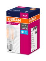 Izzó OSRAM® LED FIL 075 (ean8683), nem szabályozható fényerejű, 7,5W/840 E27 4000K Value CLASSIC A