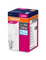 Izzó OSRAM® LED FR 040 (ean7630), nem szabályozható fényerejű, 4,9W/865 E14 6500K Value CLASSIC P