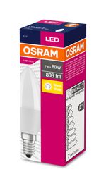 Izzó OSRAM® LED FR 060 (ean2915), nem szabályozható fényerejű, 7,5W/827 E14 2700K Value CLASSIC B