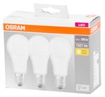 Izzó OSRAM® BASIC LED FR 100 (ean 9412), nem szabályozható fényerejű, 13W/827 E27 2700K MULTIPACK, S