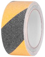 Tape Strend Pro, adhesive, anti-slip, extra durable, black/yellow, 50 mm x 5 m