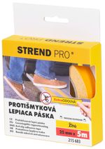 Szalag Strend Pro, ragasztó, csúszásgátló, extra ellenálló, sárga, 25 mm x 5 m