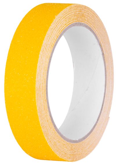 Strend Pro tape, adhesive, anti-slip, extra durable, yellow, 25 mm x 5 m