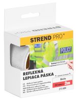 Tape Strend Pro, reflective, self-adhesive, extra visible, white, 50 mm x 2 m