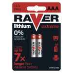 Batéria RAVER FR03, líthiová batéria, bal. 2 ks, AAA tužka