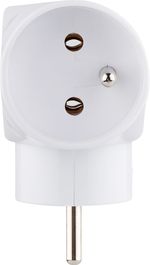 Socket Strend Pro, splitter, white, 2x 16 A + 1x 2.5 A