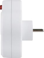 Elosztó Strend Pro, fehér, 2x 16 A, USB A+C, kapcsolóval