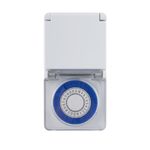 Časovač Strend Pro, mechanická spínacia zásuvka, 220-240 V, max. 3500 W