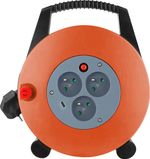 Kábel Strend Pro, hosszabbító, 10 m hosszúságú, 3x 16 A, dobon, USB C