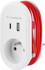Aljzat Strend Pro, USB A+C, USB C kábellel