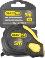 Tape measure GIANT CR-G16 CE, 5 m, retractable, rubberized