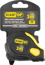 Mérőszalag GIANT CR-G16 CE, 3 m, behúzható, gumírozott