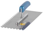 Simító Strend Pro 0812.010CS BlueLine, fa nyél, 280x130 mm, 6 mm-es fogazású, WoodHand, acél