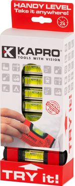 Vízmérték KAPRO® 246, MINI Handy level, 100 mm, Sellbox 10 db
