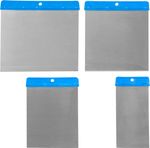 Simítókészlet Strend Pro SS082, 4 részes, Inox, rozsdamentes acél, 50-80-100-120 mm