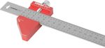 Strend Pro Premium Ruler, carpenter's, 300 mm, adjustable stop, with magnet