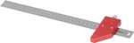Strend Pro Premium Ruler, carpenter's, 300 mm, adjustable stop, with magnet