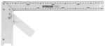 Square FSC-08, 400 mm, aluminum, with protractor