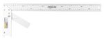Square FSC-08, 500 mm, aluminum, with protractor