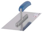 Dented stainlessTrowel 280x130 mm Strend Pro Premium, wooden handle