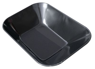 Sleigh black metal 85lit, fe on wheel barrow