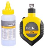 Mason's Line Strend Pro G536, L-30 m, with winder + blue mason's marking powder
